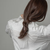 Cocoa Brown Heart Clip