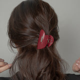 Rose Red Heart Clip