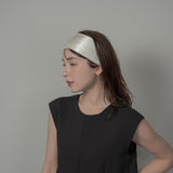 Off White Silk Turban Headband