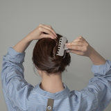 Stone Gray Gloss Hair Clip