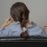 Milky White Gloss Lil Hair Clip
