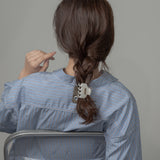 Milky White Gloss Lil Hair Clip