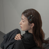 Hair Pin Black Rainbow
