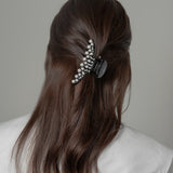 Black Pearl Studs Hair Clip