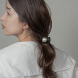 Black Big Pearl Hair Clip