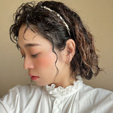 Silver Grey Studs Headband