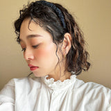 Gather Headband Navy Dot