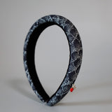 Slender Headband Snake Denim Red Heart