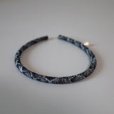 Tight Headband Snake Denim Pearl