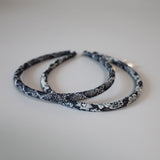 Tight Headband Snake Denim Pearl