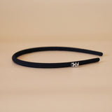 Tight Headband Silk Black