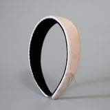 Thin Headband Pink Dot Silver Studs