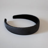 Thin Headband Black Dot Silver Studs