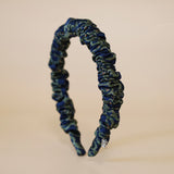 Gather Headband Metal Navy No Studs