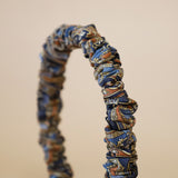 Gather Headband Brown Navy No Studs