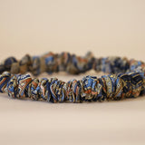 Gather Headband Brown Navy No Studs
