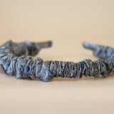 Gather Headband Silver Grey No Studs