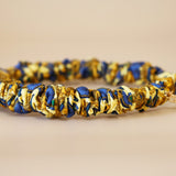 Gather Headband Yellow Blue No Studs