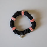 Silk Studs Pony Black Pink