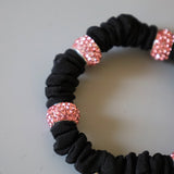 Silk Studs Pony Black Pink