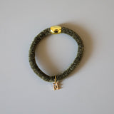 Daily Hair Pony Set Olive Green（3pcs）