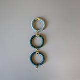 Daily Hair Pony Set Green Blue（3pcs）