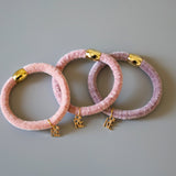 Daily Hair Pony Set Pink（3pcs）