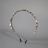 Clear Silver Headband