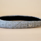 Slender Headband Silver White