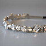 Clear Silver Headband