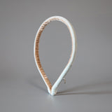 2 Tone Velvet Headband Lt.blue