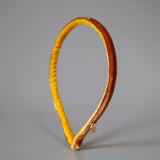 2 Tone Velvet Headband Yellow Gold
