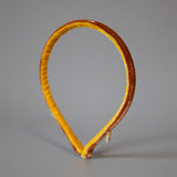 2 Tone Velvet Headband Yellow Gold