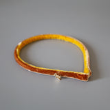 2 Tone Velvet Headband Yellow Gold