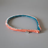 2 Tone Velvet Headband Pink