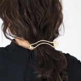 Wave Gold Hair Clip