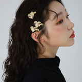 Lil Gold Heart 2pcs Hair Clip
