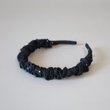 Gather Headband Navy Dot