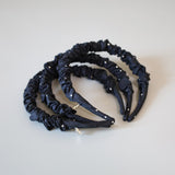 Gather Headband Navy Dot