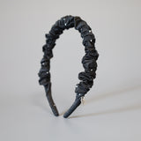 Gather Headband Grey Dot