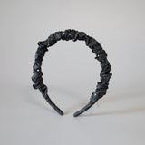 Gather Headband Grey Dot