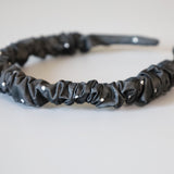 Gather Headband Grey Dot