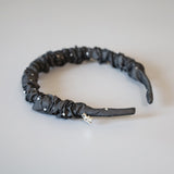 Gather Headband Grey Dot