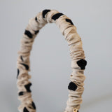 Rich Gather Headband Beige Dot
