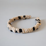 Rich Gather Headband Beige Dot