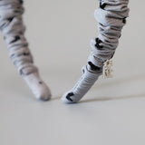 Gather Headband Gray Dot