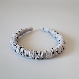 Gather Headband Gray Dot