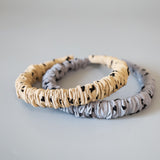 Gather Headband Gray Dot