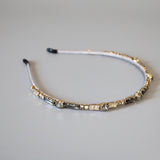 Silver Grey Studs Headband