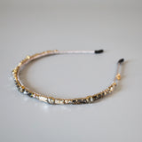 Silver Grey Studs Headband